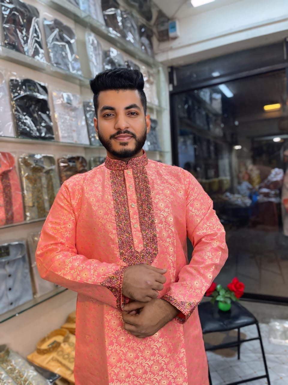 লাক্সারি কাতান পার্টি পাঞ্জাবি